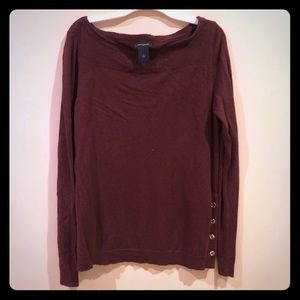 Burgundy sweater